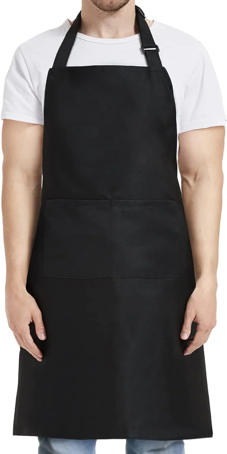 پیش بند و کلاه آشپزی کودکانه Mumoo Bear، پیش بند آشپزخانه قابل تنظیم با جیب مناسب پخت و پز، نقاشی برای کودکان 4 تا 12 سال (سفید، بزرگ)