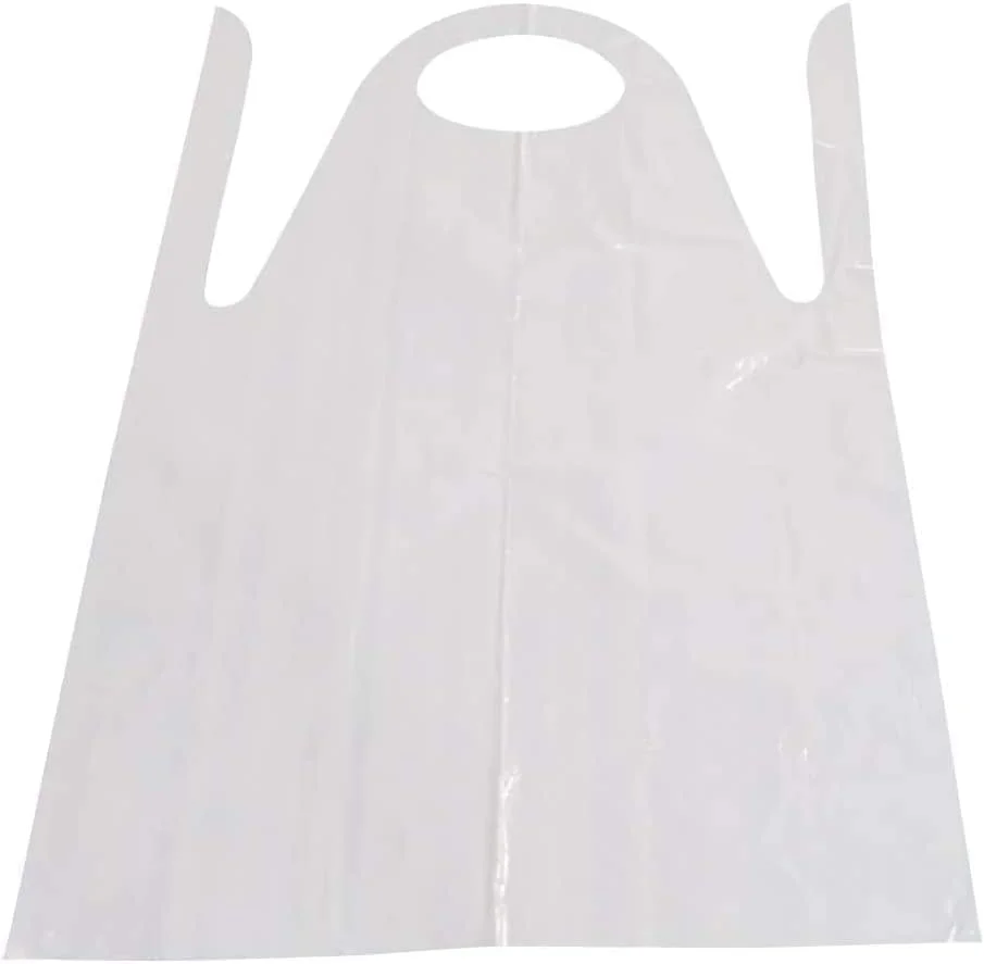 100 عدد پیش بند یکبار مصرف شفاف برای نظافت آشپزخانه، پخت و پز، ضد آب، پلی اتیلن، مناسب پخت و پز و استفاده در مراقبت شخصی (مدل بلند) پلاستیکی 100 عدد پیش بند یکبار مصرف شفاف برای نظافت آشپزخانه، پخت و پز، ضد آب، پلی اتیلن، مناسب پخت و پز و استفاده در مراقبت شخصی (مدل بلند) پلاستیکی