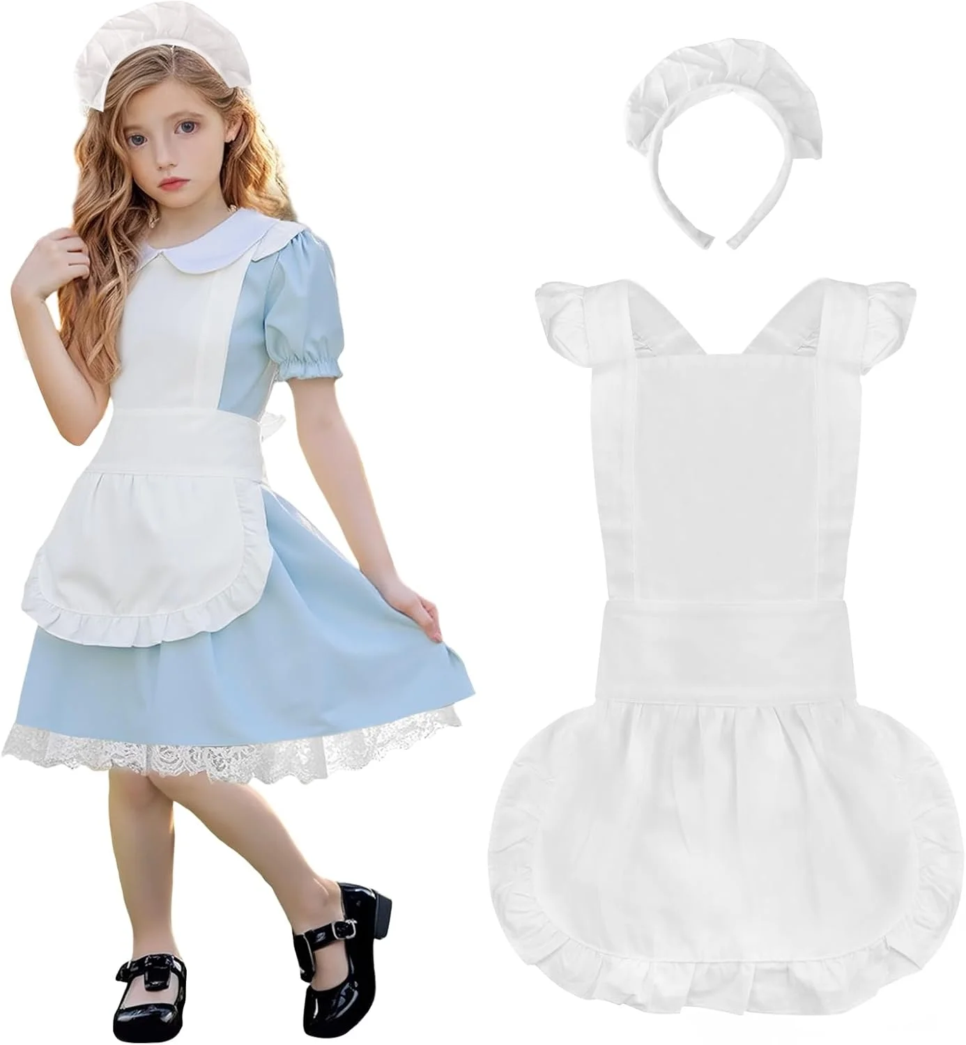 پیش بند سفید قدیمی TOPTIE برای بانوان، پیش بند آشپزخانه نخی، عالی برای پخت و پز، کار و باغبانی پیش بند سفید قدیمی TOPTIE برای بانوان، پیش بند آشپزخانه نخی، عالی برای پخت و پز، کار و باغبانی