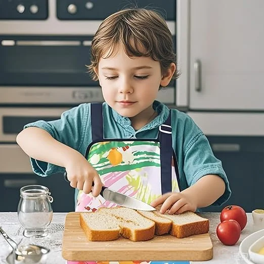 پیشبند بچگانه تزویق برای دختران و پسران، پیشبند نقاشی ضد آب با جیب برای آشپزی، پخت، صنایع دستی آشپزخانه و فعالیت های هنری، 2 عددی پیشبند بچگانه تزویق برای دختران و پسران، پیشبند نقاشی ضد آب با جیب برای آشپزی، پخت، صنایع دستی آشپزخانه و فعالیت های هنری، 2 عددی