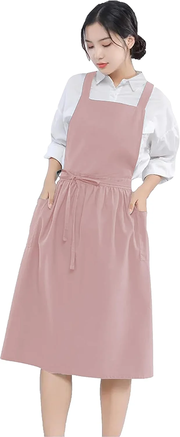 پیش بند آشپزخانه زنانه YANEK از جنس کتان و پنبه، بادوام، قابل شستشو، راحت و با جیب و بند قابل تنظیم؛ ایده آل برای پخت و پز، نانوایی، گل فروشی، کار و نظافت پیش بند آشپزخانه زنانه YANEK از جنس کتان و پنبه، بادوام، قابل شستشو، راحت و با جیب و بند قابل تنظیم؛ ایده آل برای پخت و پز، نانوایی، گل فروشی، کار و نظافت