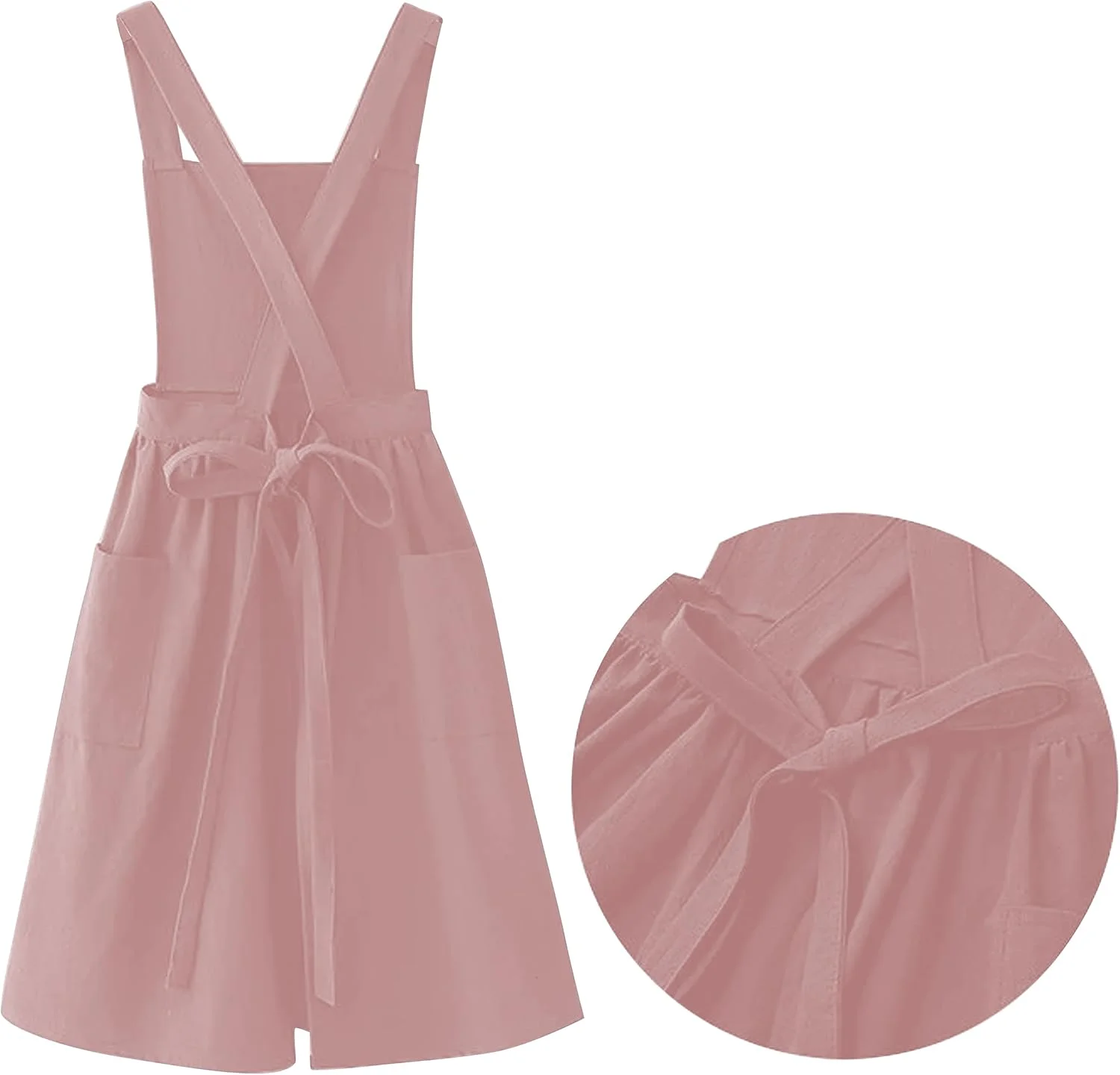 پیش بند آشپزخانه زنانه YANEK از جنس کتان و پنبه، بادوام، قابل شستشو، راحت و با جیب و بند قابل تنظیم؛ ایده آل برای پخت و پز، نانوایی، گل فروشی، کار و نظافت پیش بند آشپزخانه زنانه YANEK از جنس کتان و پنبه، بادوام، قابل شستشو، راحت و با جیب و بند قابل تنظیم؛ ایده آل برای پخت و پز، نانوایی، گل فروشی، کار و نظافت