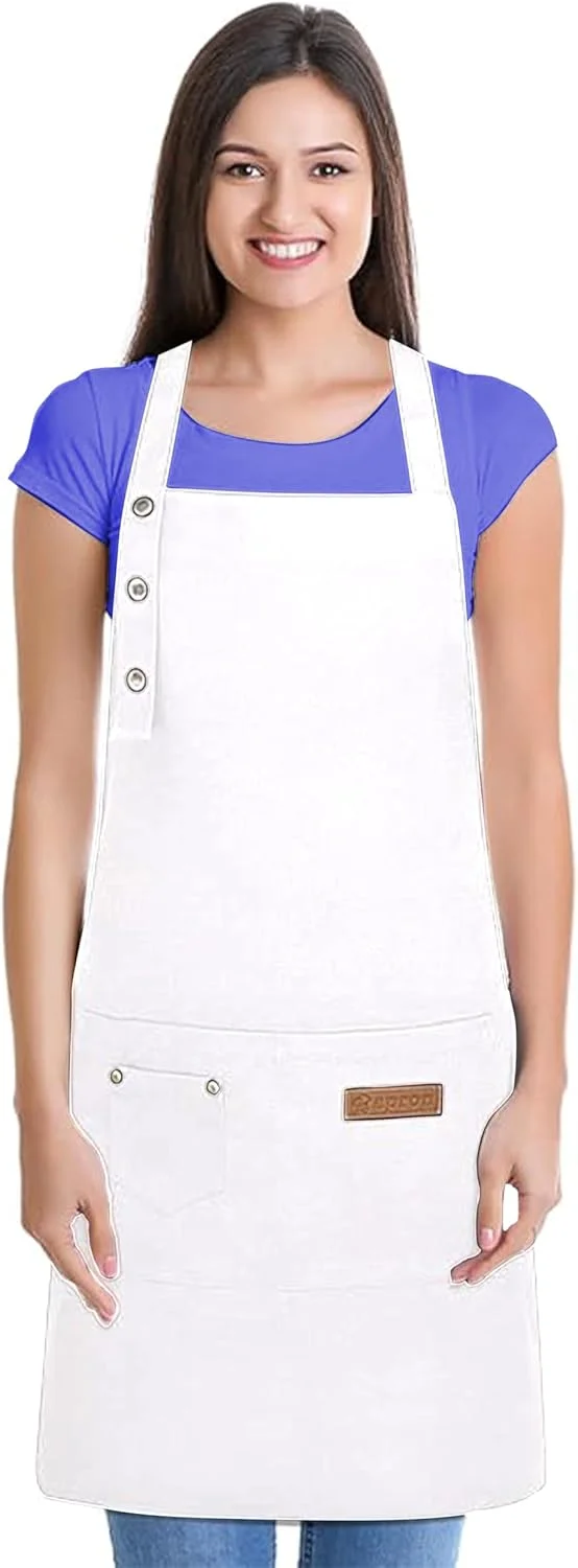 پیش بند آشپزخانه قابل تنظیم یانک برای زنان و مردان - پیش بند بوم ضد آب با جیب، ایده آل برای خانه، رستوران و قهوه خانه پیش بند آشپزخانه قابل تنظیم یانک برای زنان و مردان - پیش بند بوم ضد آب با جیب، ایده آل برای خانه، رستوران و قهوه خانه