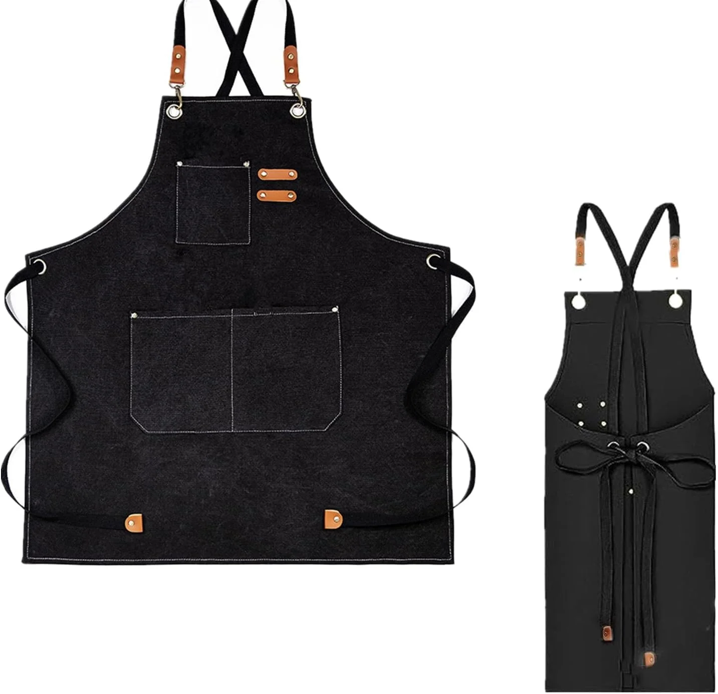 پیش بند آشپزی برای آقایان و بانوان با جیب های بزرگ، پیش بند ضربدری کتان با بندهای قابل تنظیم، پیش بند مقاوم در برابر آب برای پخت و پز، باربیکیو، کار، نقاشی، آشپزخانه، باغبانی و نانوایی پیش بند آشپزی برای آقایان و بانوان با جیب های بزرگ، پیش بند ضربدری کتان با بندهای قابل تنظیم، پیش بند مقاوم در برابر آب برای پخت و پز، باربیکیو، کار، نقاشی، آشپزخانه، باغبانی و نانوایی