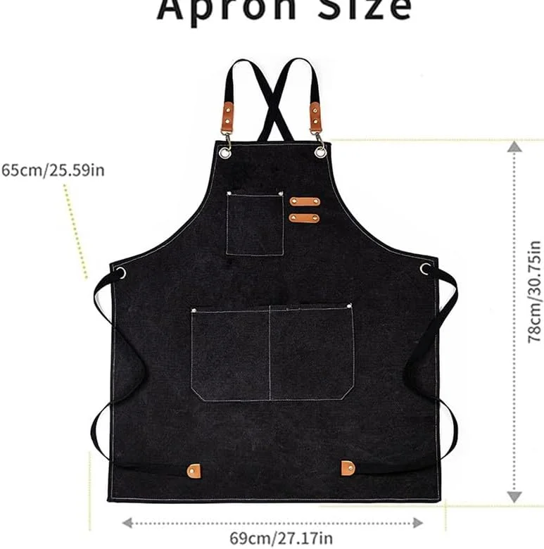 پیش بند آشپزی برای آقایان و بانوان با جیب های بزرگ، پیش بند ضربدری کتان با بندهای قابل تنظیم، پیش بند مقاوم در برابر آب برای پخت و پز، باربیکیو، کار، نقاشی، آشپزخانه، باغبانی و نانوایی پیش بند آشپزی برای آقایان و بانوان با جیب های بزرگ، پیش بند ضربدری کتان با بندهای قابل تنظیم، پیش بند مقاوم در برابر آب برای پخت و پز، باربیکیو، کار، نقاشی، آشپزخانه، باغبانی و نانوایی