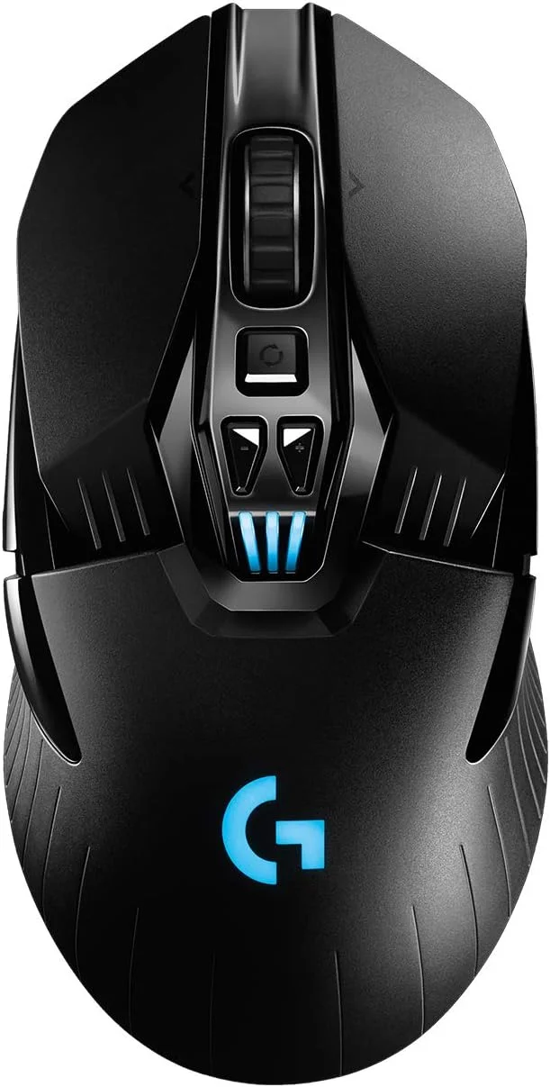 ماوس گیمینگ بی سیم Logitech G903 LIGHTSPEED با حسگر Hero 25K، سازگار با PowerPlay، بیش از 140 ساعت با باتری قابل شارژ و Lightsync RGB، دو طرفه، 107G+10G اختیاری، 25600 DPI، مشکی