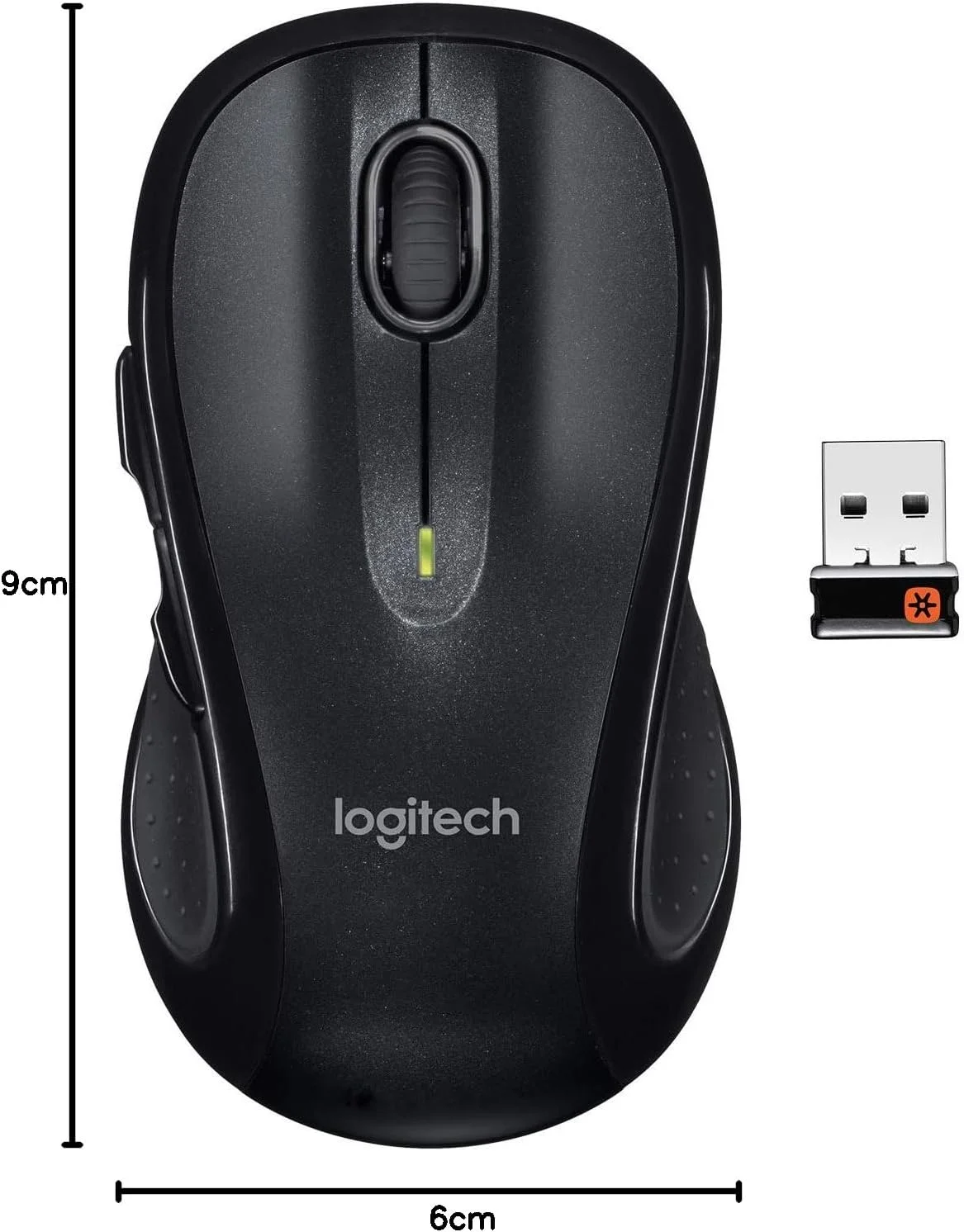 موس کامپیوتر بی سیم لاجیتک M510 – طراحی راحت با گیرنده USB Unifying، دارای دکمه های عقب/جلو و پیمایش جانبی، خاکستری تیره موس کامپیوتر بی سیم لاجیتک M510 – طراحی راحت با گیرنده USB Unifying، دارای دکمه های عقب/جلو و پیمایش جانبی، خاکستری تیره