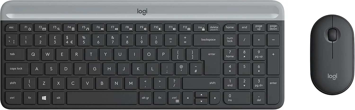 ست کیبورد و ماوس بیسیم لاجیتک مدل MK470 برای ویندوز، گیرنده USB 2.4GHz، دارای 12 کلید FN، طراحی مینیمال و شیک، مناسب برای ویندوز 10، 11 یا جدیدتر، سازگار با Surface - مشکی ست کیبورد و ماوس بیسیم لاجیتک مدل MK470 برای ویندوز، گیرنده USB 2.4GHz، دارای 12 کلید FN، طراحی مینیمال و شیک، مناسب برای ویندوز 10، 11 یا جدیدتر، سازگار با Surface - مشکی