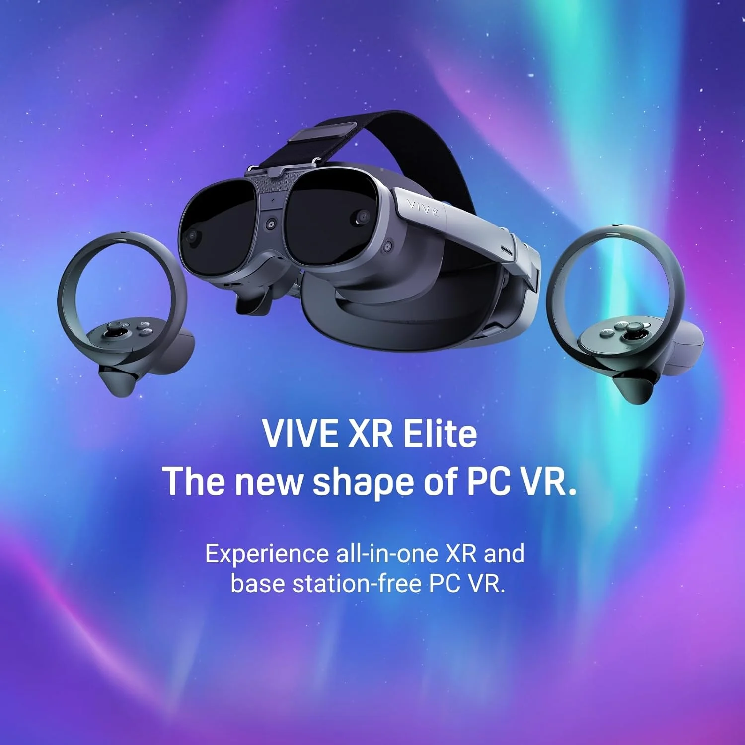 هدست واقعیت ترکیبی و واقعیت مجازی کامپیوتر HTC Vive XR Elite به همراه بسته لوکس + کنترلر