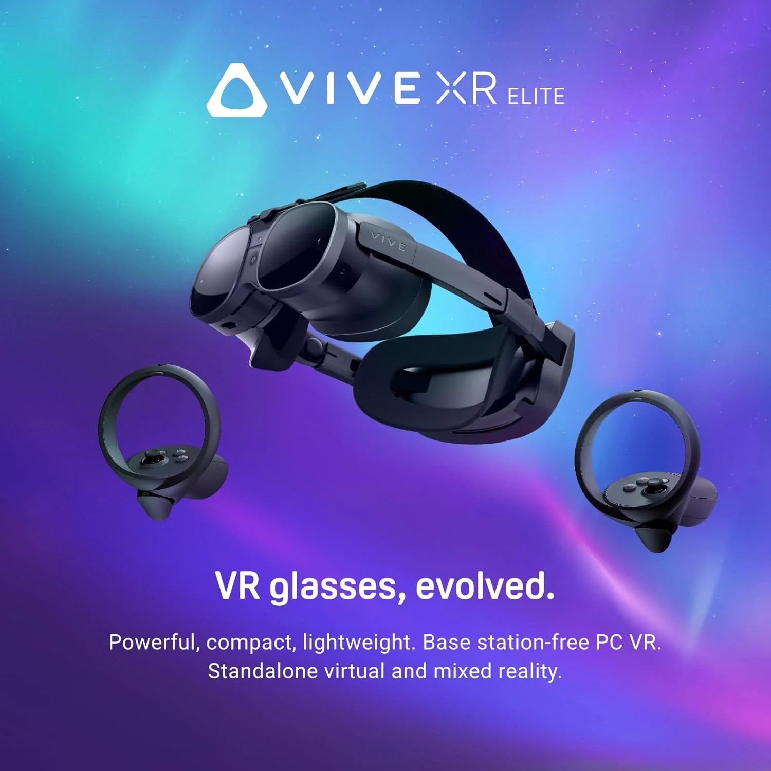 هدست واقعیت ترکیبی و واقعیت مجازی کامپیوتر HTC Vive XR Elite به همراه بسته لوکس + کنترلر