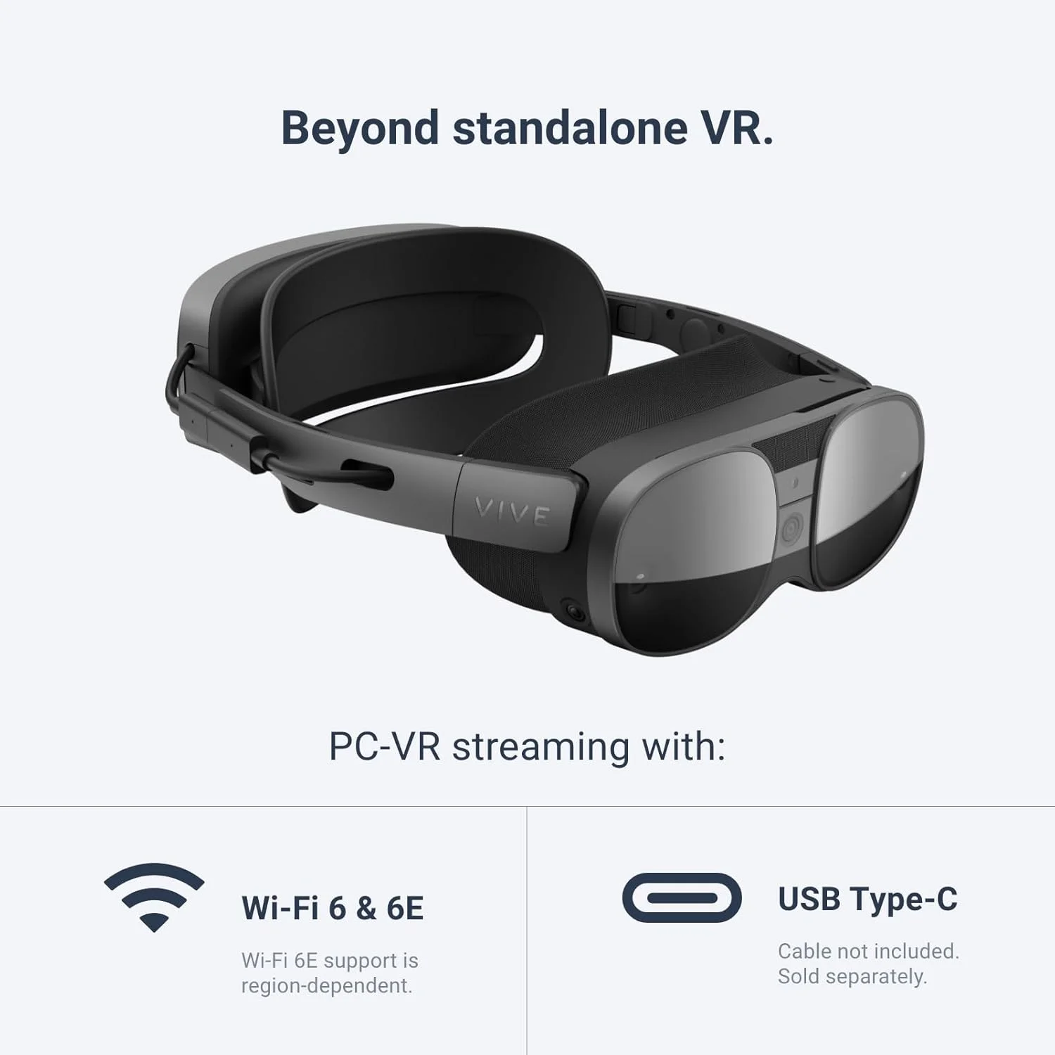 هدست واقعیت ترکیبی و واقعیت مجازی کامپیوتر HTC Vive XR Elite به همراه بسته لوکس + کنترلر