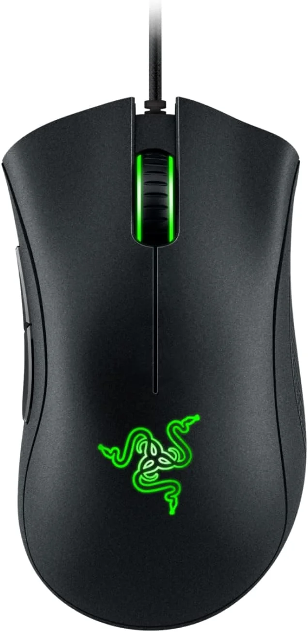 موس گیمینگ Razer DeathAdder Essential: سنسور اپتیکال 6400 DPI - 5 دکمه قابل برنامه ریزی - سوییچ های مکانیکی - گریپ های جانبی لاستیکی - مشکی کلاسیک موس گیمینگ Razer DeathAdder Essential: سنسور اپتیکال 6400 DPI - 5 دکمه قابل برنامه ریزی - سوییچ های مکانیکی - گریپ های جانبی لاستیکی - مشکی کلاسیک