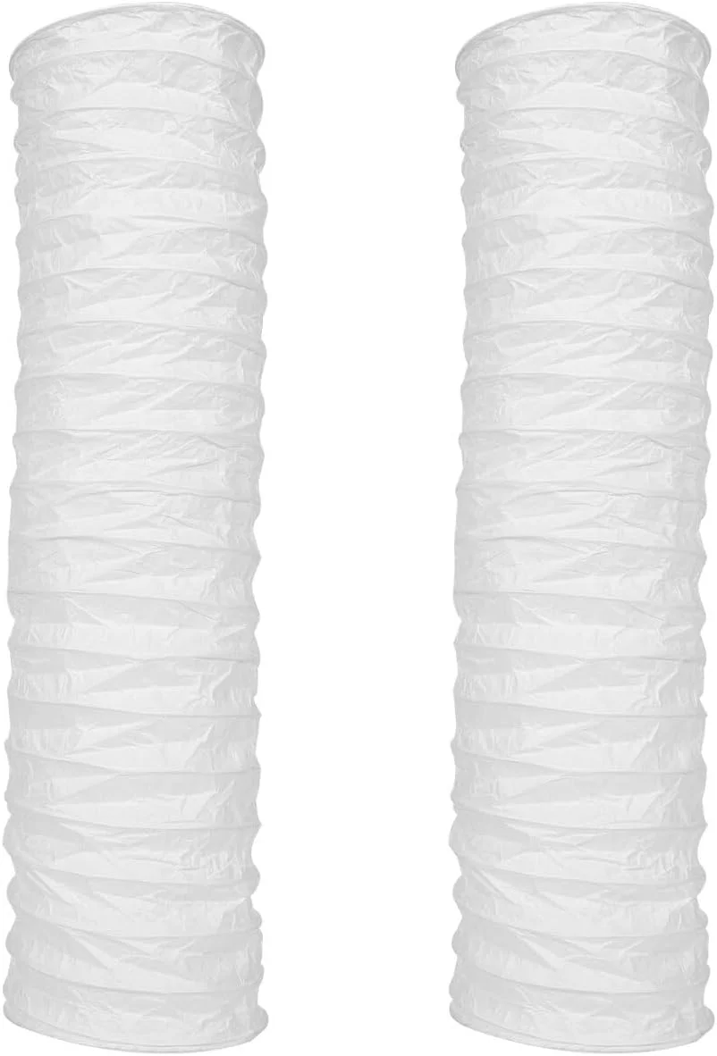 FRCOLOR دو عدد شید کاغذی چراغ، شید چراغ زمینی کاغذی نوردیک، شید لوستر به سبک ژاپنی برای خانه و هتل