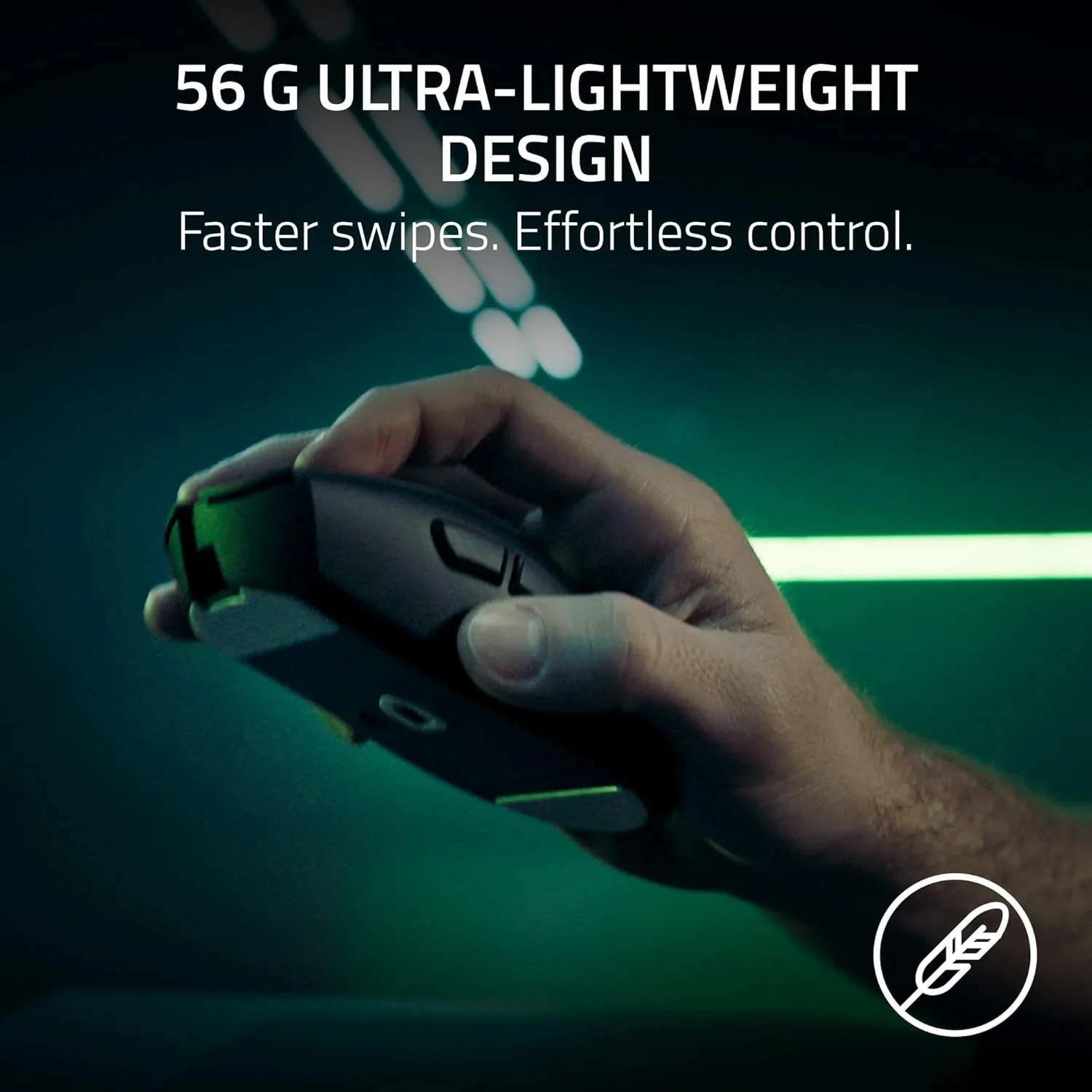 موس گیمینگ بی‌سیم ارگونومیک و فوق سبک Razer DeathAdder V4 Pro با وزن 56 گرم: HyperSpeed Wireless Gen-2، حسگر اپتیکال Focus Pro 45K Gen-2، 6 دکمه قابل برنامه ریزی، سوییچ های اپتیکال Gen-4 - مشکی