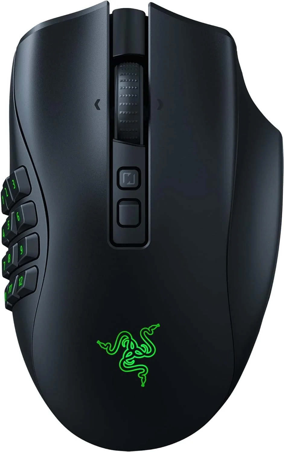 ماوس گیمینگ بیسیم Razer Naga V2 Pro - دارای صفحات جانبی قابل تعویض با پیکربندیهای 2، 6 و 12 دکمهای، حسگر اپتیکال Focus+ 20K DPI، سریعترین سوییچ ماوس گیمینگ، نورپردازی Chroma RGB - مشکی ماوس گیمینگ بیسیم Razer Naga V2 Pro - دارای صفحات جانبی قابل تعویض با پیکربندیهای 2، 6 و 12 دکمهای، حسگر اپتیکال Focus+ 20K DPI، سریعترین سوییچ ماوس گیمینگ، نورپردازی Chroma RGB - مشکی