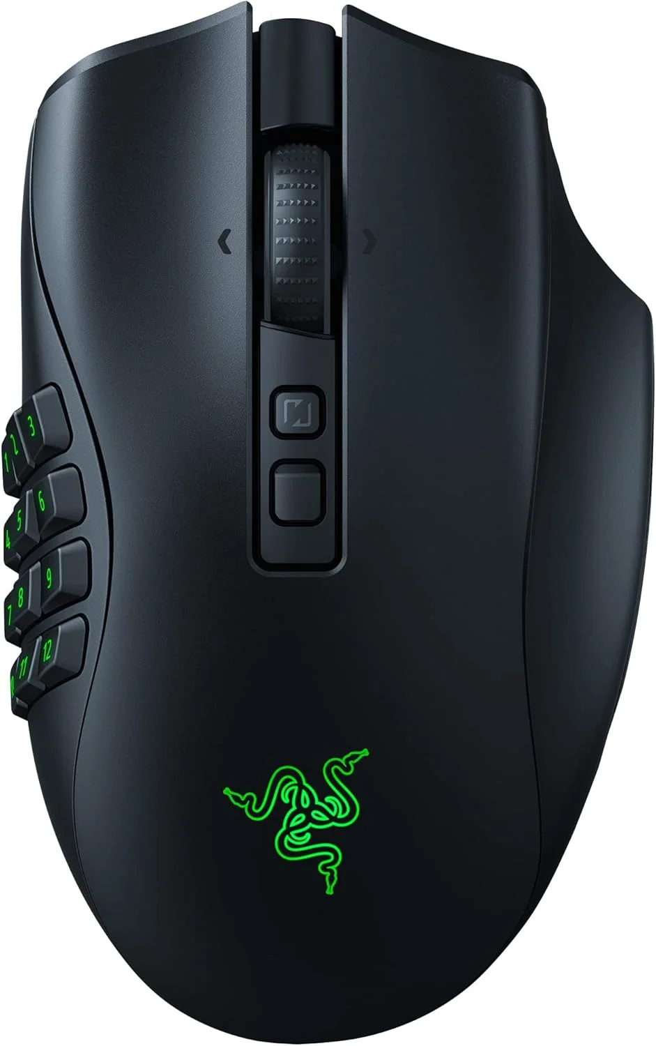 موس گیمینگ بی سیم Razer Naga V2 Pro: دارای صفحات جانبی قابل تعویض با پیکربندی های 2، 6 و 12 دکمه - حسگر اپتیکال Focus+ 20K DPI - سریعترین سوئیچ موس گیمینگ - نورپردازی Chroma RGB موس گیمینگ بی سیم Razer Naga V2 Pro: دارای صفحات جانبی قابل تعویض با پیکربندی های 2، 6 و 12 دکمه - حسگر اپتیکال Focus+ 20K DPI - سریعترین سوئیچ موس گیمینگ - نورپردازی Chroma RGB