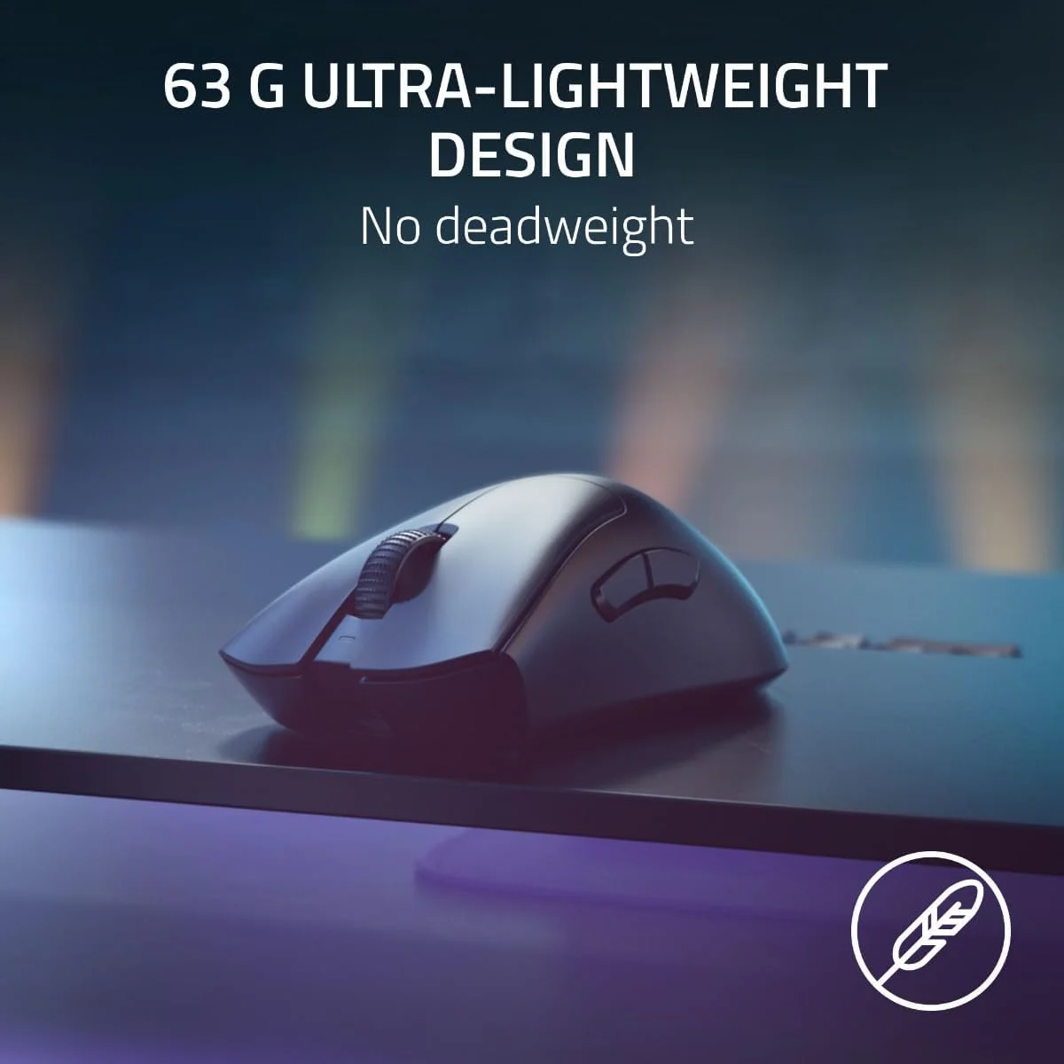 موس گیمینگ بیسیم Razer DeathAdder V3 Pro: فوقالعاده سبک 63 گرمی - حسگر اپتیکال Focus Pro 30K - سوییچهای اپتیکال سریع نسل 3 - بیسیم HyperSpeed - 5 دکمه قابل برنامهریزی - 90 ساعت عمر باتری - مشکی موس گیمینگ بیسیم Razer DeathAdder V3 Pro: فوقالعاده سبک 63 گرمی - حسگر اپتیکال Focus Pro 30K - سوییچهای اپتیکال سریع نسل 3 - بیسیم HyperSpeed - 5 دکمه قابل برنامهریزی - 90 ساعت عمر باتری - مشکی