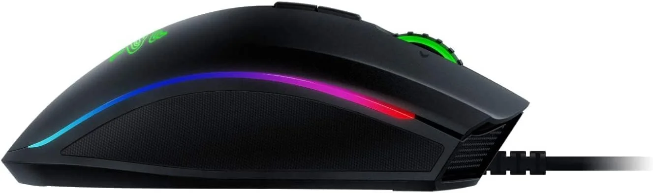 موس گیمینگ سیم دار Razer Mamba Elite: سنسور اپتیکال 16000 DPI - نورپردازی Chroma RGB - 9 دکمه قابل برنامه ریزی - سوییچ های مکانیکی موس گیمینگ سیم دار Razer Mamba Elite: سنسور اپتیکال 16000 DPI - نورپردازی Chroma RGB - 9 دکمه قابل برنامه ریزی - سوییچ های مکانیکی