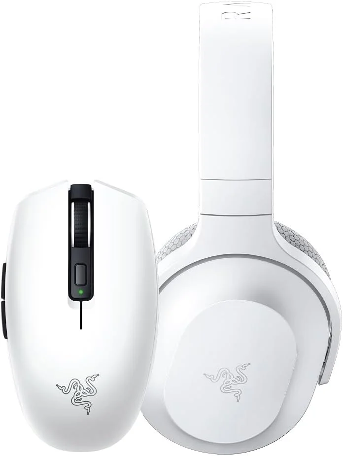 کیت شروع Razer 2-in-1 - Barracuda X (2022) - هدست گیمینگ بی سیم چند پلتفرمی + Orochi V2 - ماوس گیمینگ بی سیم فوق سبک - سفید کیت شروع Razer 2-in-1 - Barracuda X (2022) - هدست گیمینگ بی سیم چند پلتفرمی + Orochi V2 - ماوس گیمینگ بی سیم فوق سبک - سفید