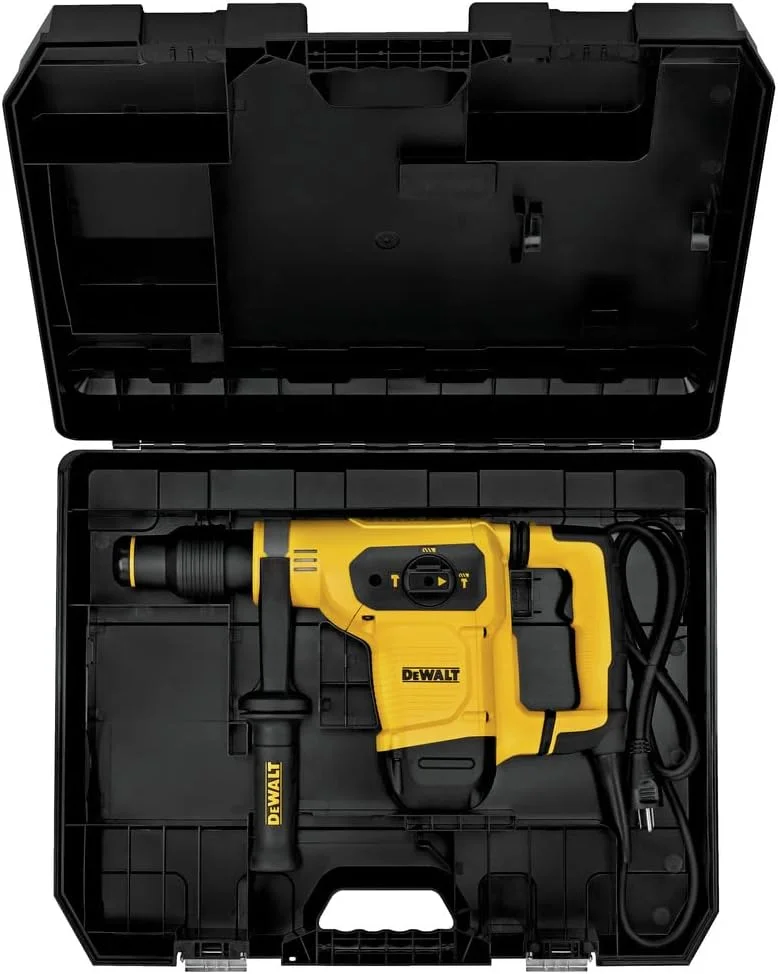 کیت ترکیبی چکش/دریل چرخشی DEWALT، SDS MAX، 40 میلی متر (D25481K) کیت ترکیبی چکش/دریل چرخشی DEWALT، SDS MAX، 40 میلی متر (D25481K)