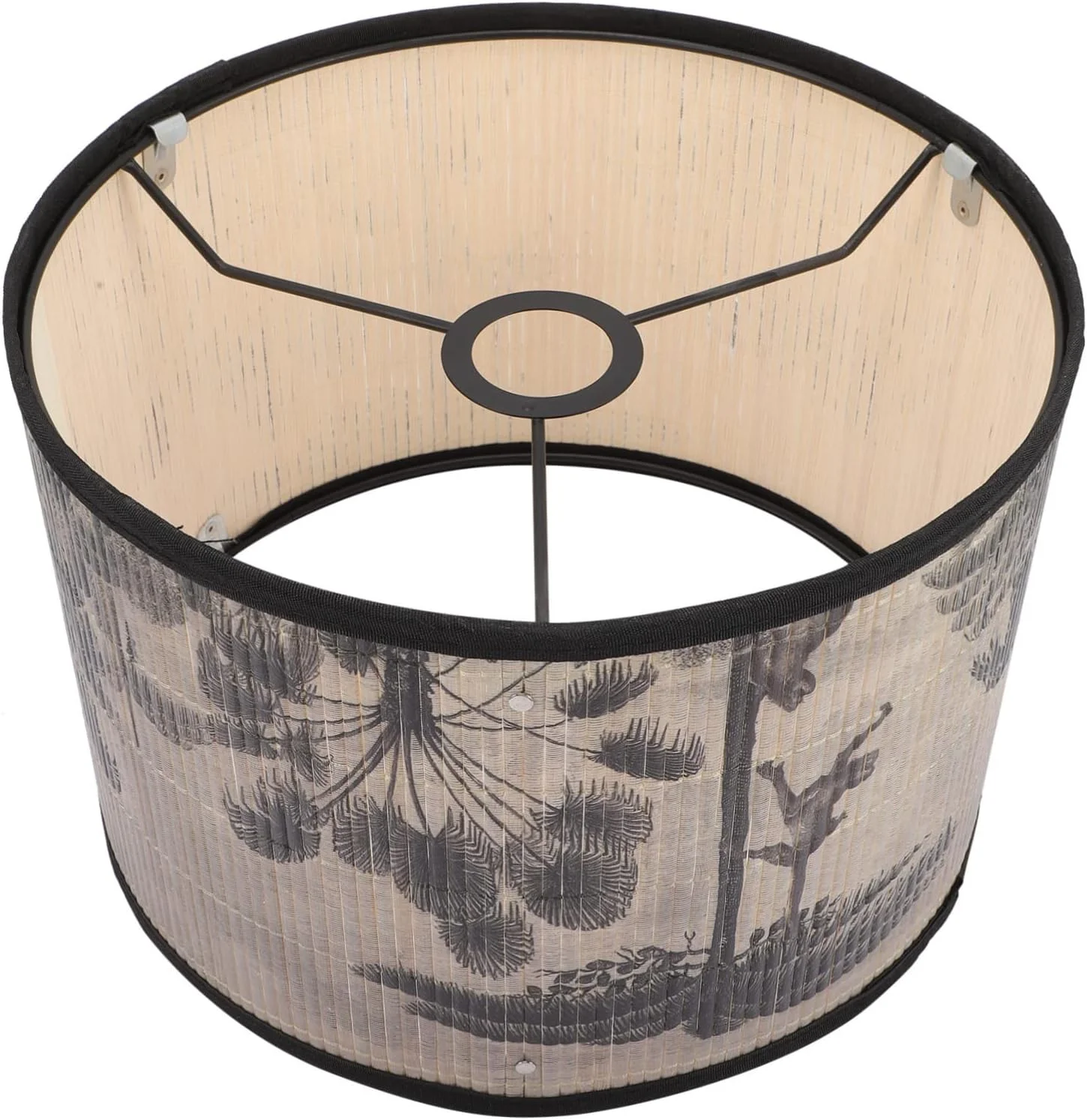 آباژور آویز وینتیج، روکش چراغ سقفی رترو، چراغ آویز تزئینی برای خانه، طراحی چاپی شیک برای اتاق نشیمن و اتاق خواب