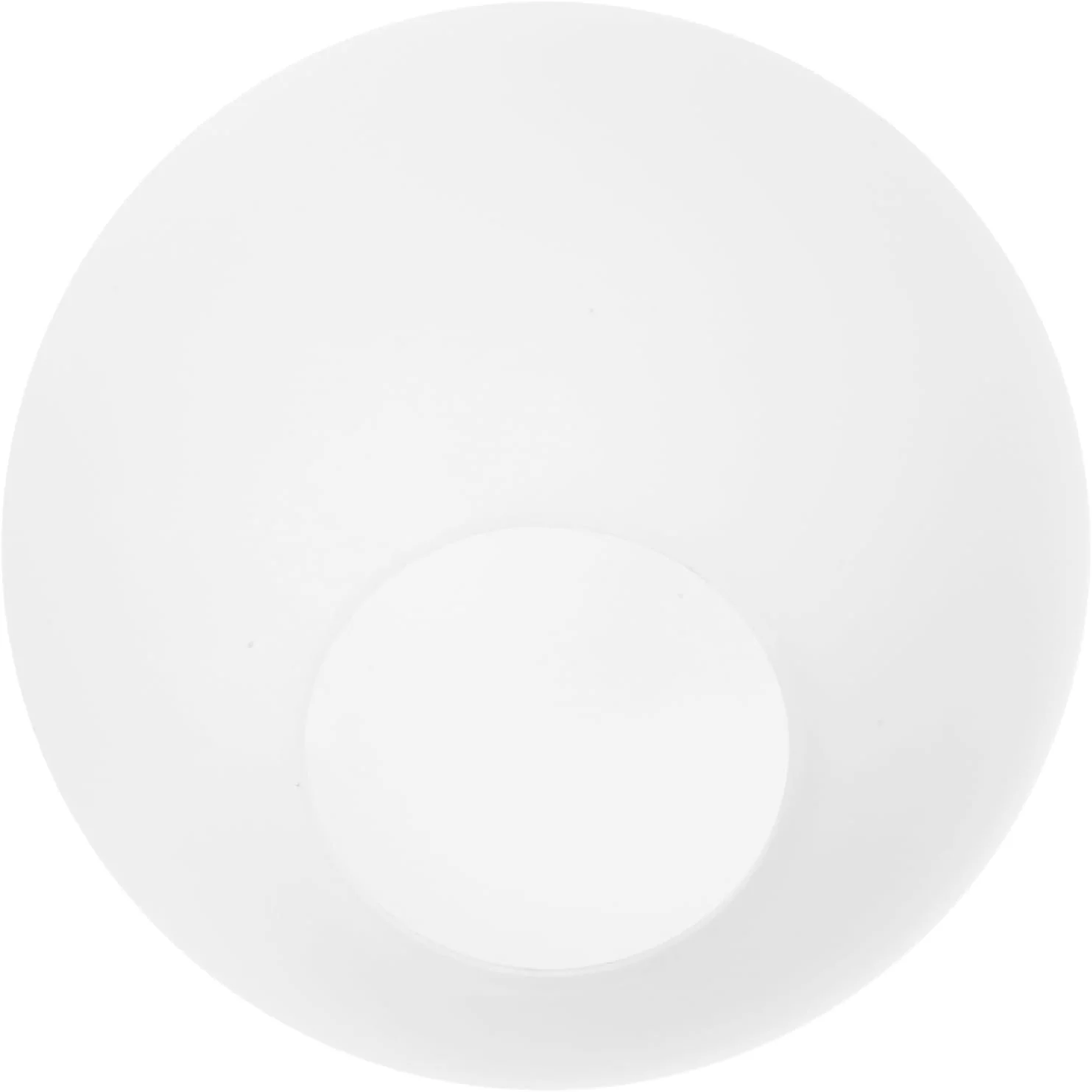 کلاهک لامپ کروی شیشه ای سفید عمومی: روکش جایگزین شیشه ای برای چراغ آویز، سقفی، دیواری 18 سانتی متر