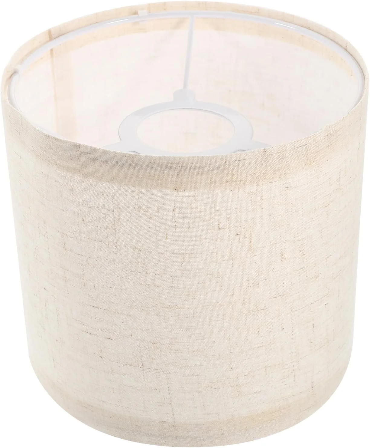 آباژور Hemobllo برای چراغ های رومیزی: کلاهک چراغ آویز پارچه ای استوانه ای برای اتاق خواب، نصب آسان، 14X14X15 سانتی متر