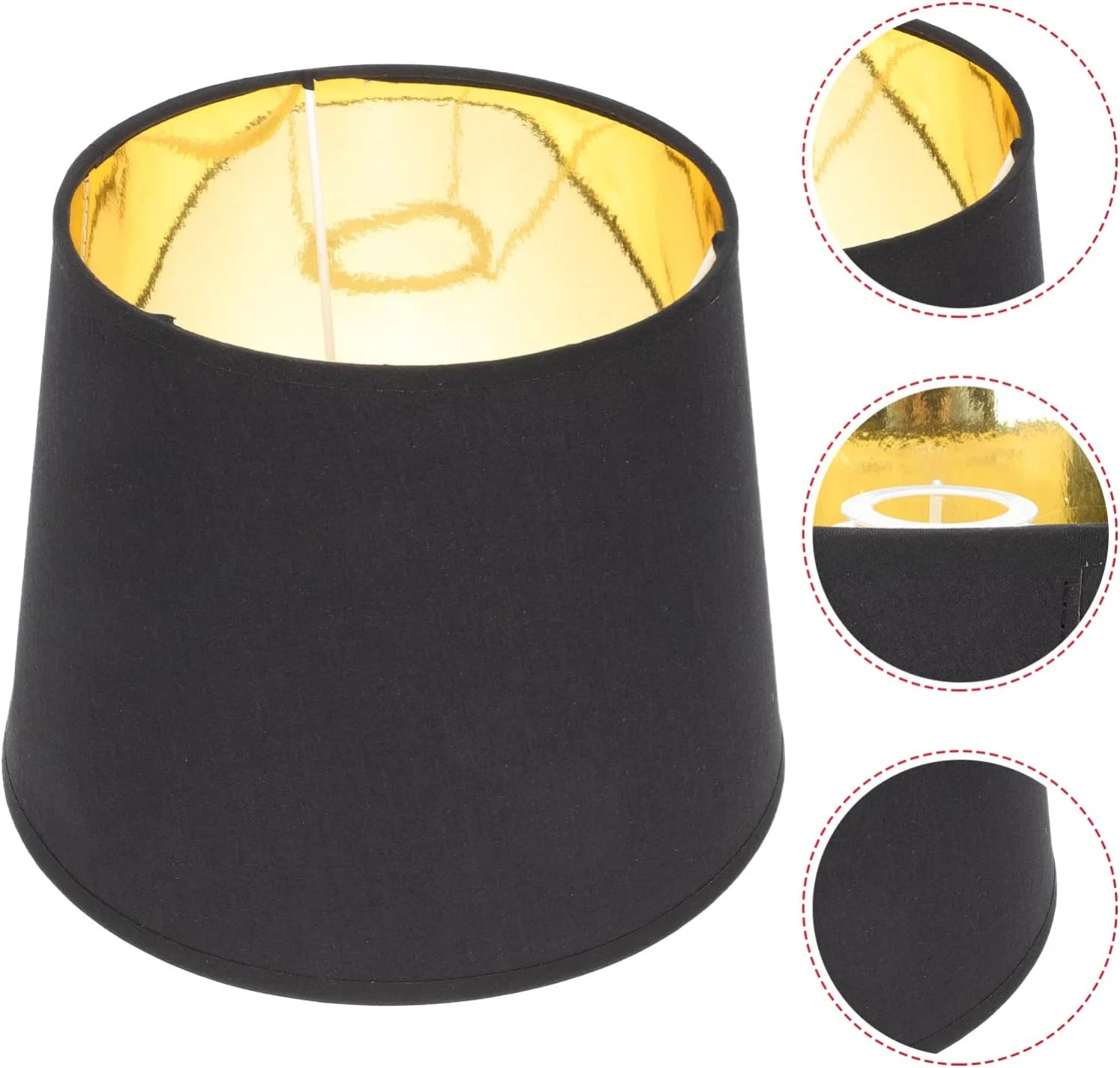 آباژور استوانه ای Hemobllo، جایگزین آباژور قدیمی برای چراغ های رومیزی کنار تخت، 21X21X16.5 سانتی متر