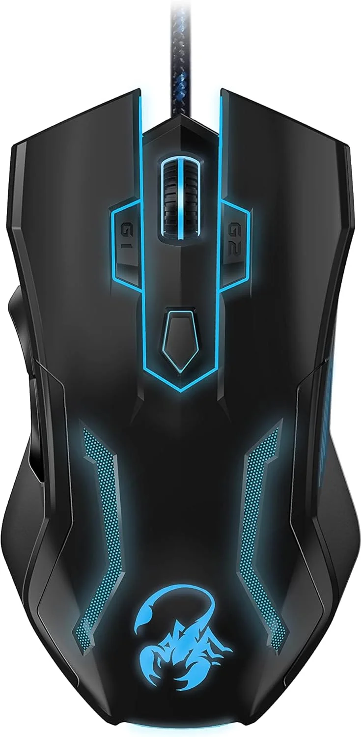 موس گیمینگ جنیوس GX مدل Scorpion Spear Pro - با دکمه های قابل برنامه ریزی، نورپردازی 7 رنگ و طراحی ارگونومیک موس گیمینگ جنیوس GX مدل Scorpion Spear Pro - با دکمه های قابل برنامه ریزی، نورپردازی 7 رنگ و طراحی ارگونومیک