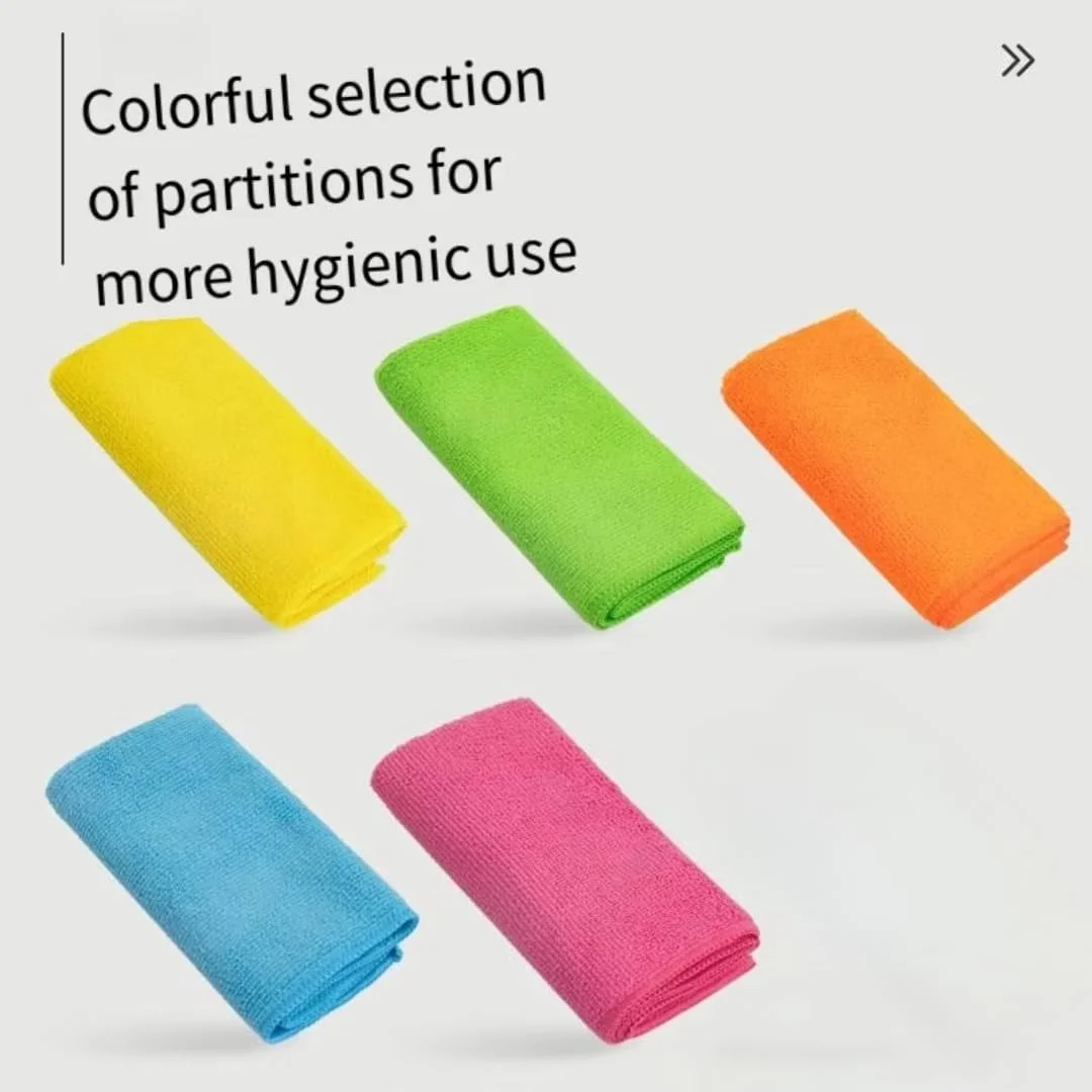 دستمال نظافت میکروفایبر Ecoteek - بسته 5 عددی حوله های فوق العاده جاذب و بدون پرز برای خشک کردن خودرو، آشپزخانه، شیشه، صفحه نمایش و جزئیات - حوله های نرم و قابل استفاده مجدد 30x30 سانتی متری چند منظوره دستمال نظافت میکروفایبر Ecoteek - بسته 5 عددی حوله های فوق العاده جاذب و بدون پرز برای خشک کردن خودرو، آشپزخانه، شیشه، صفحه نمایش و جزئیات - حوله های نرم و قابل استفاده مجدد 30x30 سانتی متری چند منظوره