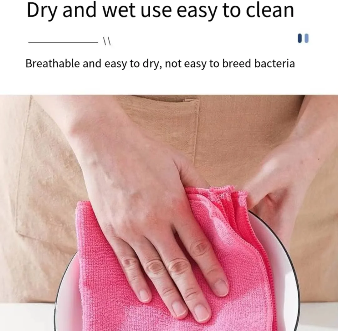 دستمال نظافت میکروفایبر Ecoteek - بسته 5 عددی حوله های فوق العاده جاذب و بدون پرز برای خشک کردن خودرو، آشپزخانه، شیشه، صفحه نمایش و جزئیات - حوله های نرم و قابل استفاده مجدد 30x30 سانتی متری چند منظوره دستمال نظافت میکروفایبر Ecoteek - بسته 5 عددی حوله های فوق العاده جاذب و بدون پرز برای خشک کردن خودرو، آشپزخانه، شیشه، صفحه نمایش و جزئیات - حوله های نرم و قابل استفاده مجدد 30x30 سانتی متری چند منظوره