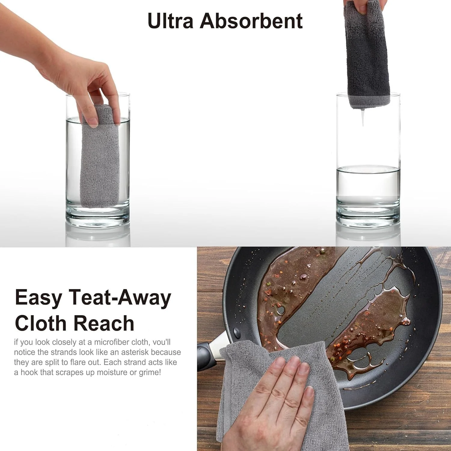 دستمال میکروفایبر نظافتی – 30x30 سانتی متر | حوله چندبار مصرف و جداشدنی برای آشپزخانه، شیشه و نظافت منزل - بنفش دستمال میکروفایبر نظافتی – 30x30 سانتی متر | حوله چندبار مصرف و جداشدنی برای آشپزخانه، شیشه و نظافت منزل - بنفش