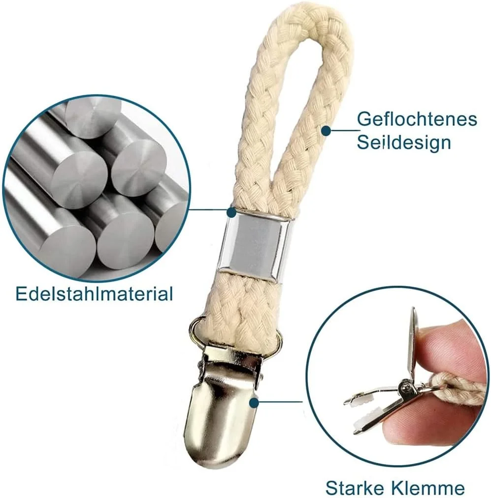 گیره حوله چای ELECDON، گیره حوله، گیره آویز حوله ساحلی، گیره مناسب برای نگهداری، برای آویزان کردن وسایل پارچه ای، کابینت های آشپزخانه و حمام منزل، 4 عدد سفید گیره حوله چای ELECDON، گیره حوله، گیره آویز حوله ساحلی، گیره مناسب برای نگهداری، برای آویزان کردن وسایل پارچه ای، کابینت های آشپزخانه و حمام منزل، 4 عدد سفید