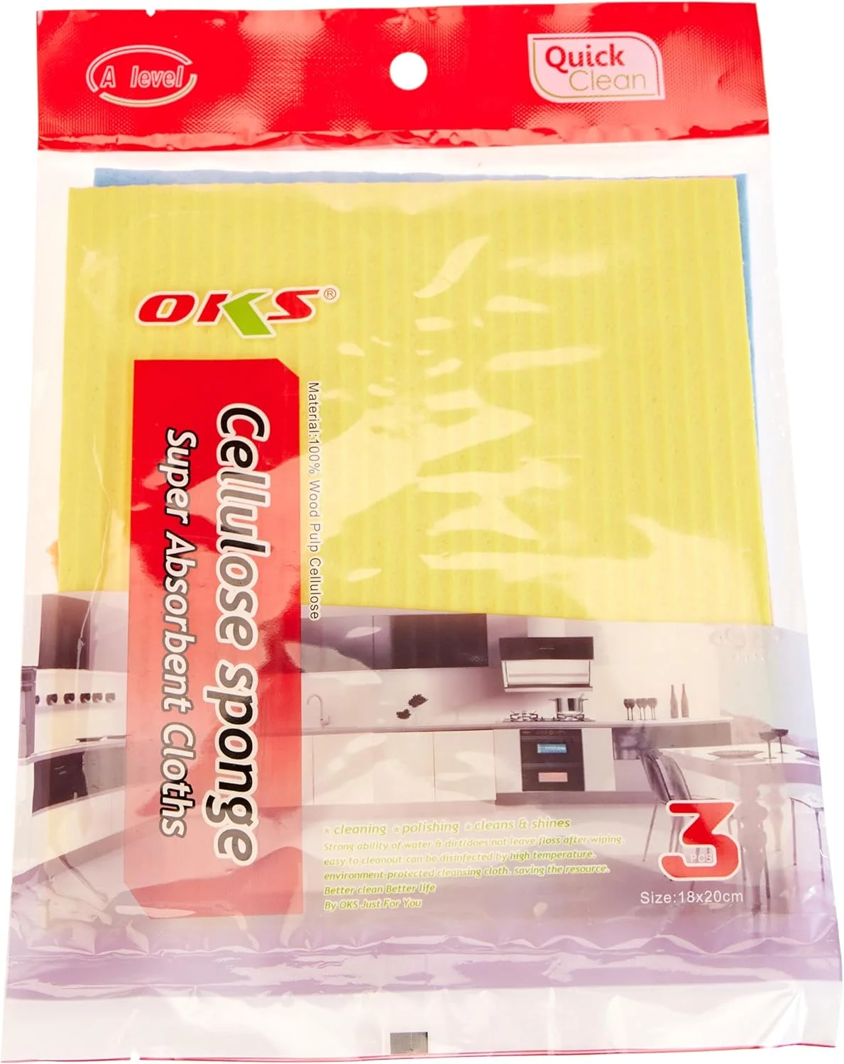 دستمال آشپزخانه فوق العاده جاذب HOME DWELL - بسته 3 عددی - خشک شونده سریع و بسیار جاذب