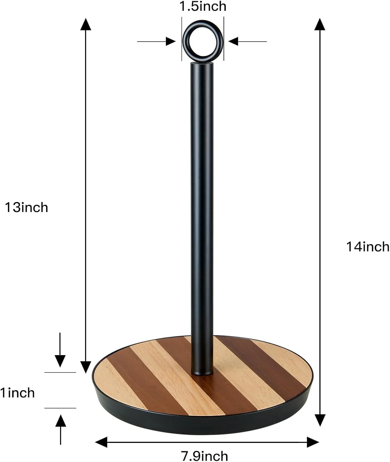 جا دستمال کاغذی رومیزی با پایه سنگین، استیل ضد زنگ و چوبی، مناسب برای سازماندهی دستمال کاغذی آشپزخانه و حمام، جا دستمال کاغذی به سبک روستایی برای میز خانه جا دستمال کاغذی رومیزی با پایه سنگین، استیل ضد زنگ و چوبی، مناسب برای سازماندهی دستمال کاغذی آشپزخانه و حمام، جا دستمال کاغذی به سبک روستایی برای میز خانه