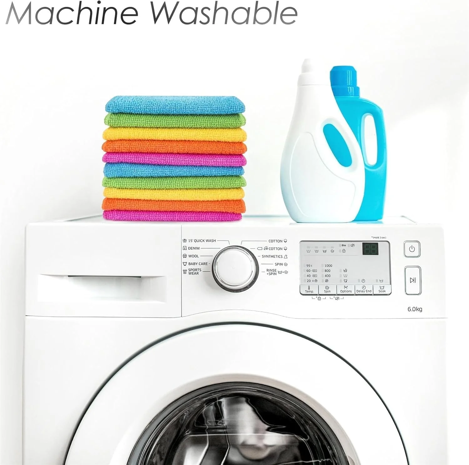 دستمال های میکروفایبر تمیز کننده بسته 12 عددی - چند رنگ، فوق العاده نرم، بدون پرز، بدون رگه، دستمال های بدون خش برای جزئیات خودرو، آشپزخانه، شیشه، پنجره ها، لوازم الکترونیکی - پارچه های قابل استفاده مجدد و قابل شستشو دستمال های میکروفایبر تمیز کننده بسته 12 عددی - چند رنگ، فوق العاده نرم، بدون پرز، بدون رگه، دستمال های بدون خش برای جزئیات خودرو، آشپزخانه، شیشه، پنجره ها، لوازم الکترونیکی - پارچه های قابل استفاده مجدد و قابل شستشو