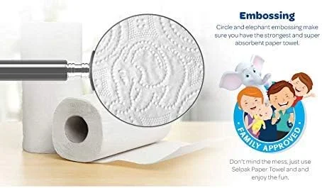 دستمال حوله ای آشپزخانه سه لایه سلپاک 3 + 1 رول رایگان در بسته تبلیغاتی دستمال حوله ای آشپزخانه سه لایه سلپاک 3 + 1 رول رایگان در بسته تبلیغاتی