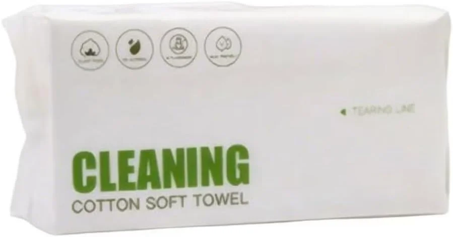 دستمال آشپزخانه یکبار مصرف 60 عددی SKY-TOUCH، دستمال مرطوب پنبه ای برای تمیز کردن آشپزخانه، پنبه غیر بافته، جذب قوی آب و روغن برای آشپزخانه، پخت و پز، تمیز کردن میز