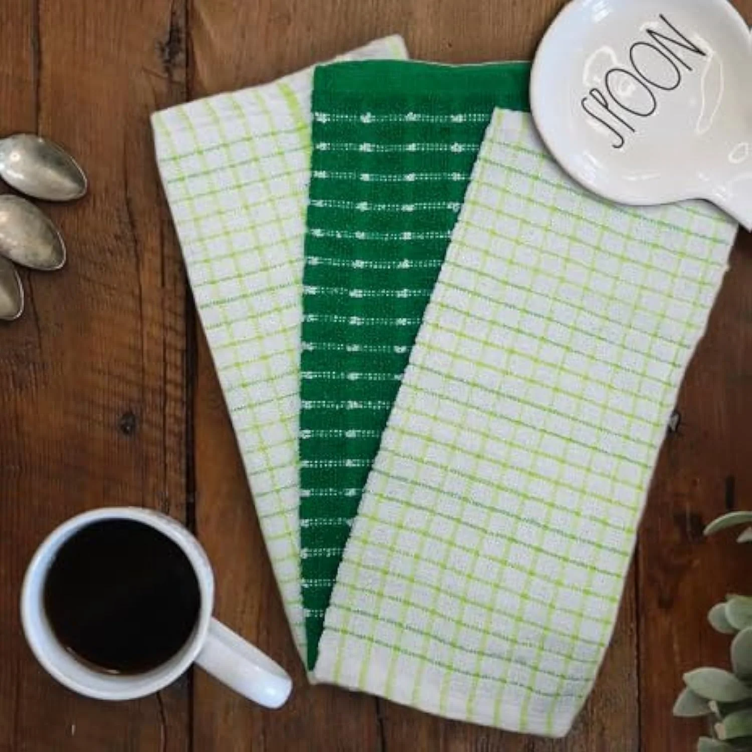 دستمال آشپزخانه نرم و بسیار جاذب Sleep Well، 30x40 سانتی متر - رنگ های متنوع (بسته 3 عددی)