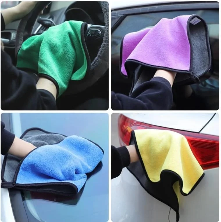 دستمال میکروفایبر تدلاین سبز - 30x60 سانتی متر - پارچه تمیز کننده بسیار جاذب برای آشپزخانه، پارچه میکروفایبر برای تمیز کردن خودرو، نرم، بادوام و قابل استفاده مجدد