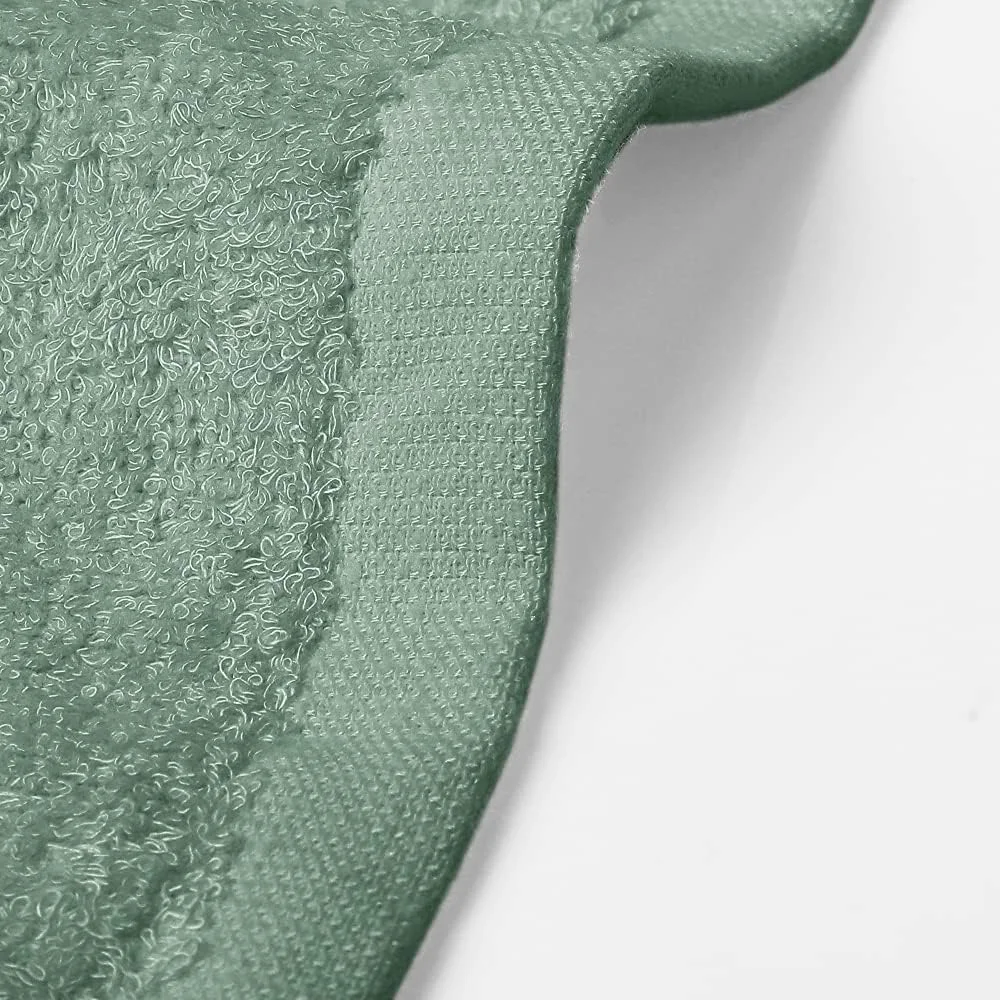 مجموعه 10 عددی دستمال حوله ای لوکس Yoofoss، مناسب برای حمام، هتل، اسپا، آشپزخانه، دستمال های چند منظوره و دستمال صورت - سبز