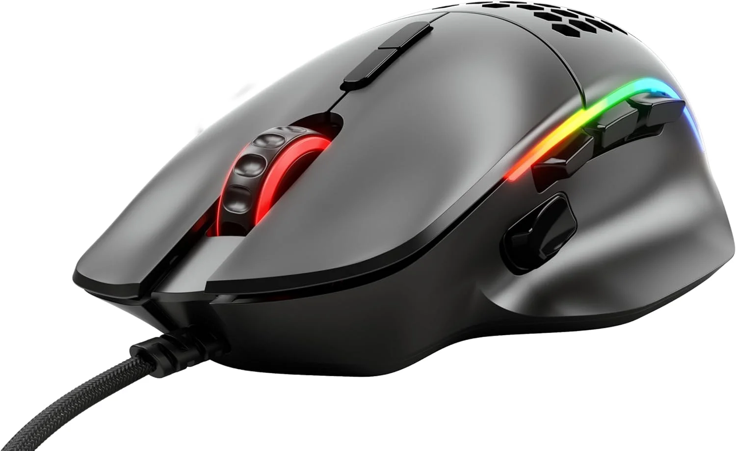 ماوس گیمینگ گلوریوس - مدل I، ماوس فوق سبک 69 گرمی لانه زنبوری، ماوس مشکی مات - 9 دکمه قابل تنظیم