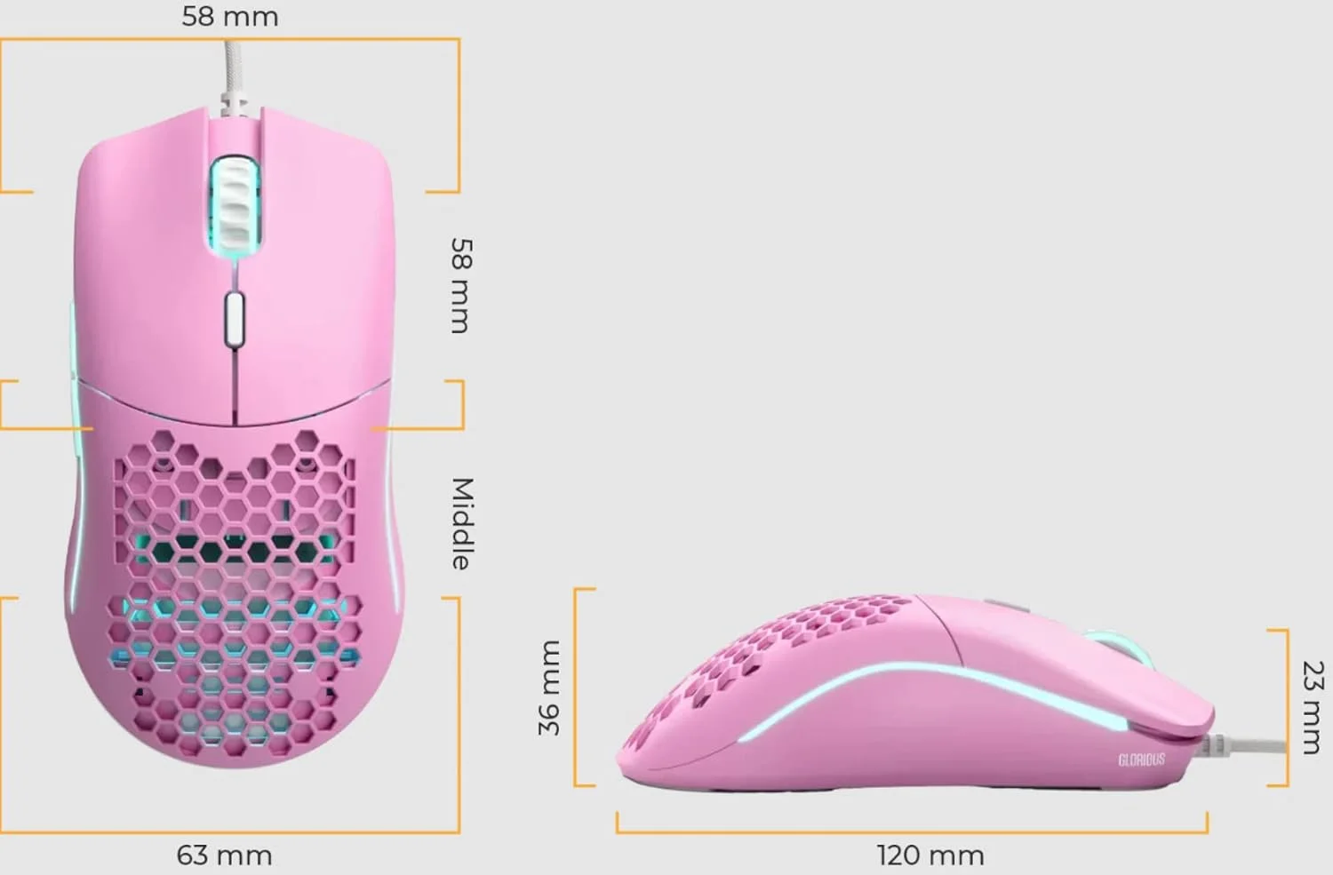 موس گیمینگ Glorious PC Gaming Race Model O، مشکی