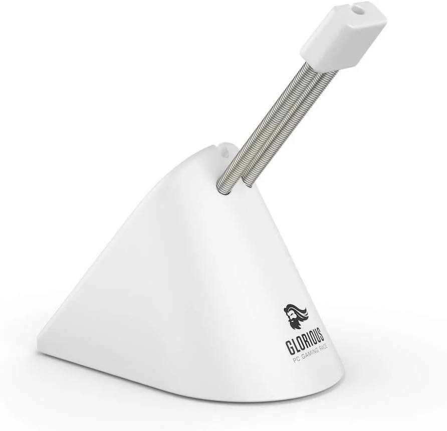 نگهدارنده کابل ماوس گیمینگ گلوریوس - مدیریت انعطاف پذیر کابل ماوس - لوازم جانبی ماوس گیمینگ (سفید)