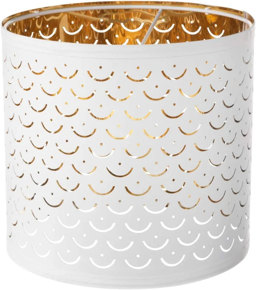 آباژور ایکیا مدل Nymo، رنگ سفید برنجی، سایز 9