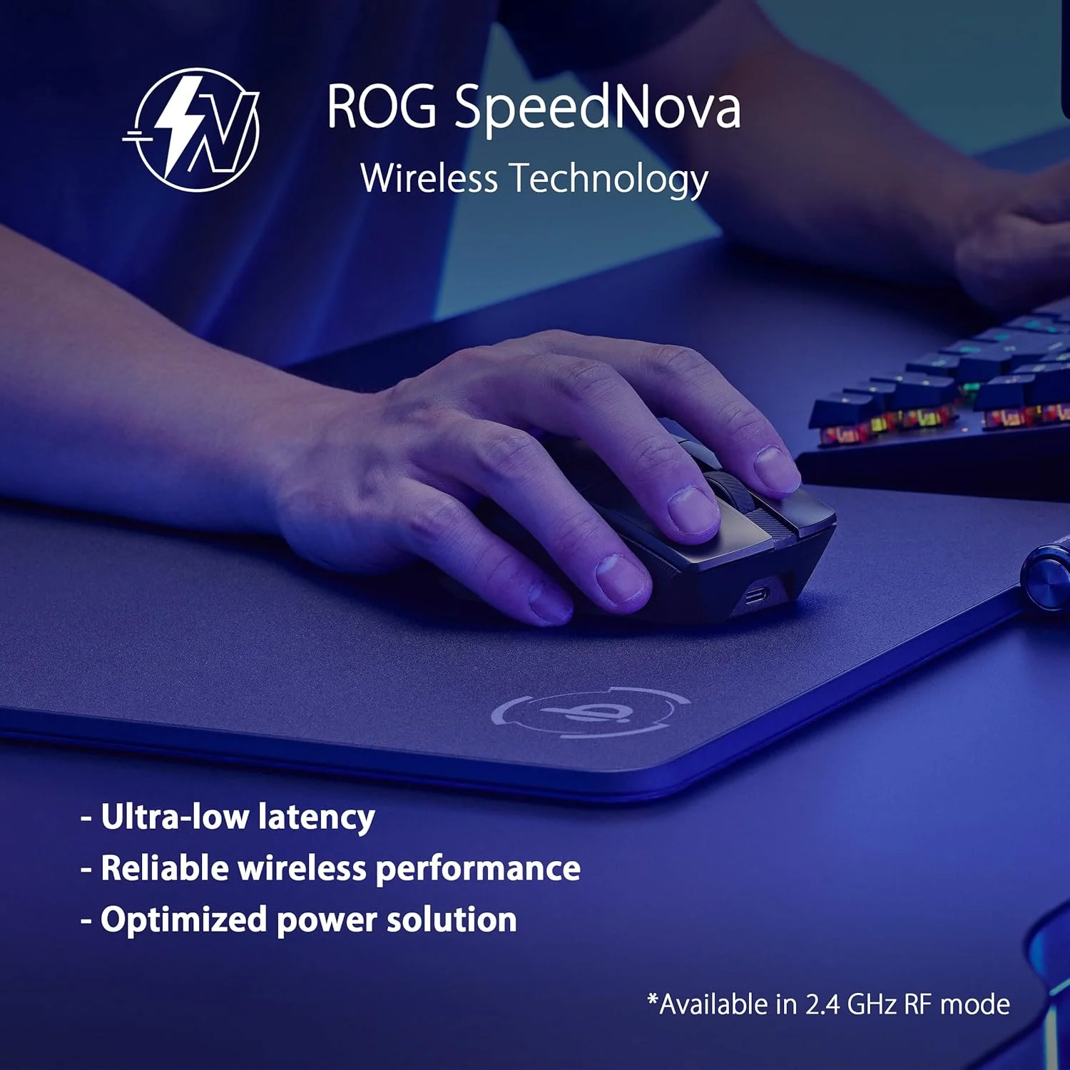 موس گیمینگ بیسیم ایسوس ROG Gladius III AimPoint، اتصال (RF 2.4GHz، بلوتوث، سیمی)، حسگر 36000 DPI، 6 دکمه قابل برنامهریزی، ROG SpeedNova، سوییچهای قابل تعویض، کابل Paracord، مشکی موس گیمینگ بیسیم ایسوس ROG Gladius III AimPoint، اتصال (RF 2.4GHz، بلوتوث، سیمی)، حسگر 36000 DPI، 6 دکمه قابل برنامهریزی، ROG SpeedNova، سوییچهای قابل تعویض، کابل Paracord، مشکی