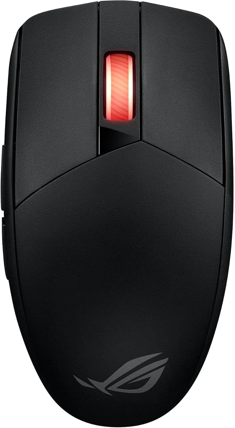 ماوس گیمینگ بی سیم ایسوس ROG Strix Impact III، وزن سبک 57 گرم، سنسور 36K DPI، بلوتوث و RF 2.4 گیگاهرتز، ROG SpeedNova، عمر باتری تا 618 ساعت، سوییچ های قابل تعویض، گیرنده ROG Omni، مشکی