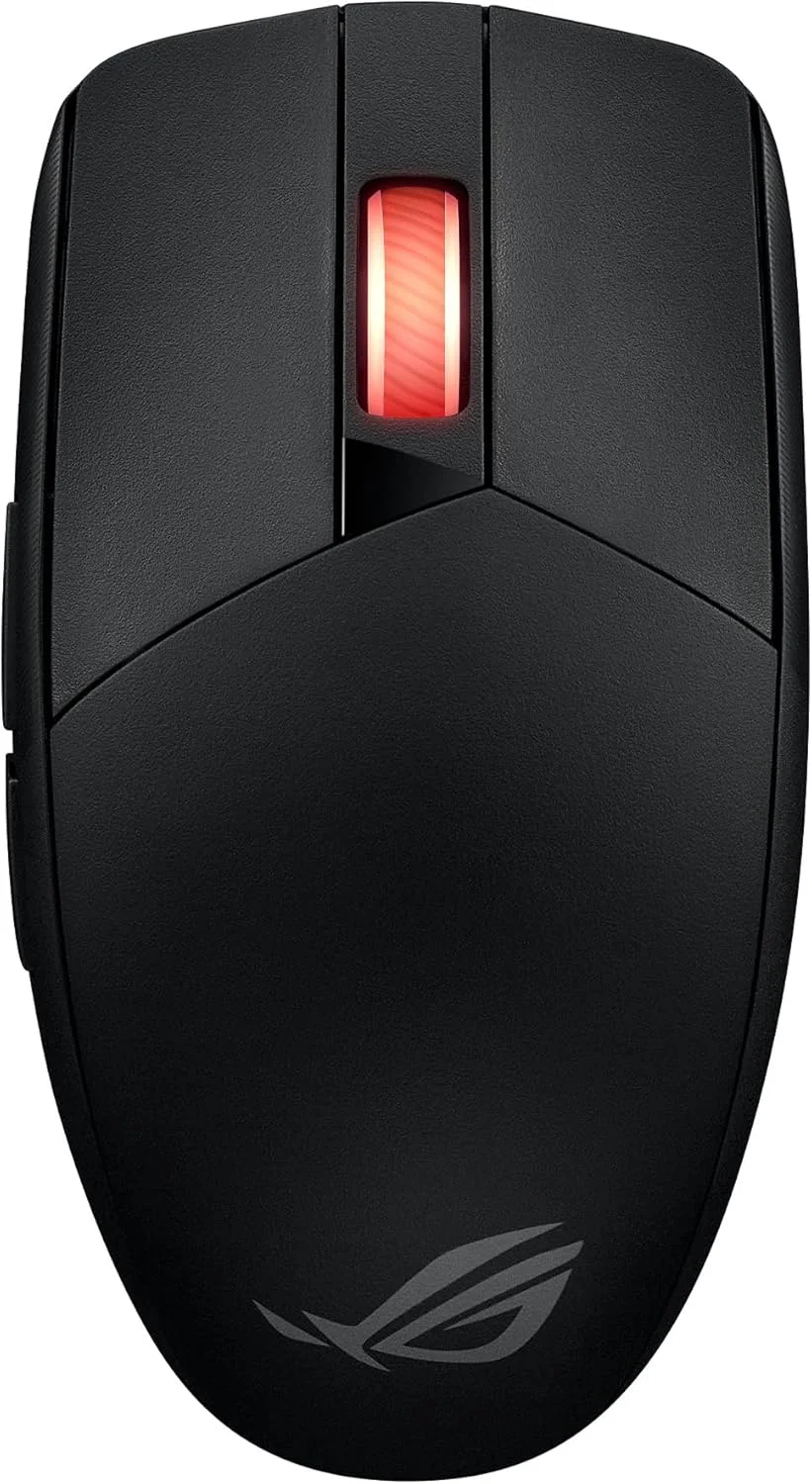 ماوس گیمینگ بی سیم ایسوس ROG Strix Impact III، وزن سبک 57 گرم، حسگر 36K DPI، بلوتوث و RF 2.4 گیگاهرتز، ROG SpeedNova، عمر باتری تا 618 ساعت، سوییچ های قابل تعویض، گیرنده ROG Omni، مشکی