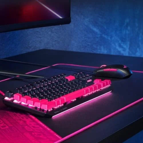 ماوس گیمینگ ایسوس ROG Strix Impact II Electro Punk (6200 DPI، 5 دکمه قابل برنامه ریزی، نورپردازی Aura Sync RGB، سبک وزن، ارگونومیک، کابل لاستیکی نرم) - صورتی تیره ماوس گیمینگ ایسوس ROG Strix Impact II Electro Punk (6200 DPI، 5 دکمه قابل برنامه ریزی، نورپردازی Aura Sync RGB، سبک وزن، ارگونومیک، کابل لاستیکی نرم) - صورتی تیره