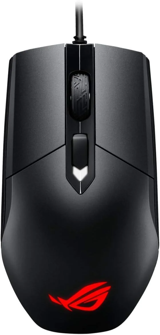 موس گیمینگ اپتیکال سبک وزن و ارگونومیک ASUS ROG Strix Impact با قابلیت AURA Sync، مشکی، (90MP00P0-B0UA00)